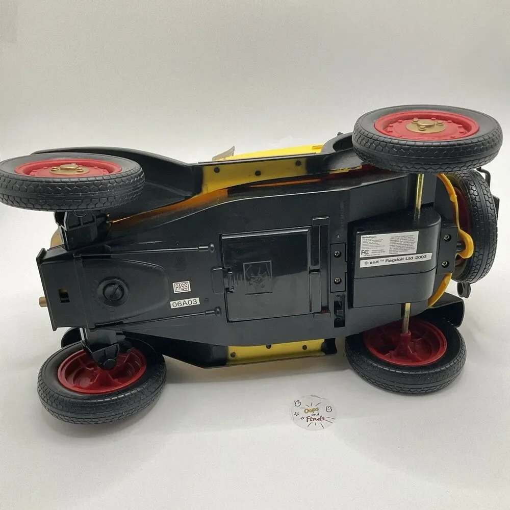 Vintage Radio Shack Brum Convertible RC Car w/ Remote Roadster Jalopy 2003 READ